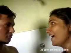 Providing my vivacious and sultry lover with food in the bathtub